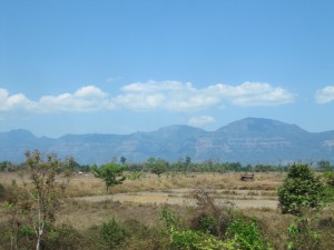 A sample of the Lao countryside, taken from the bus. 